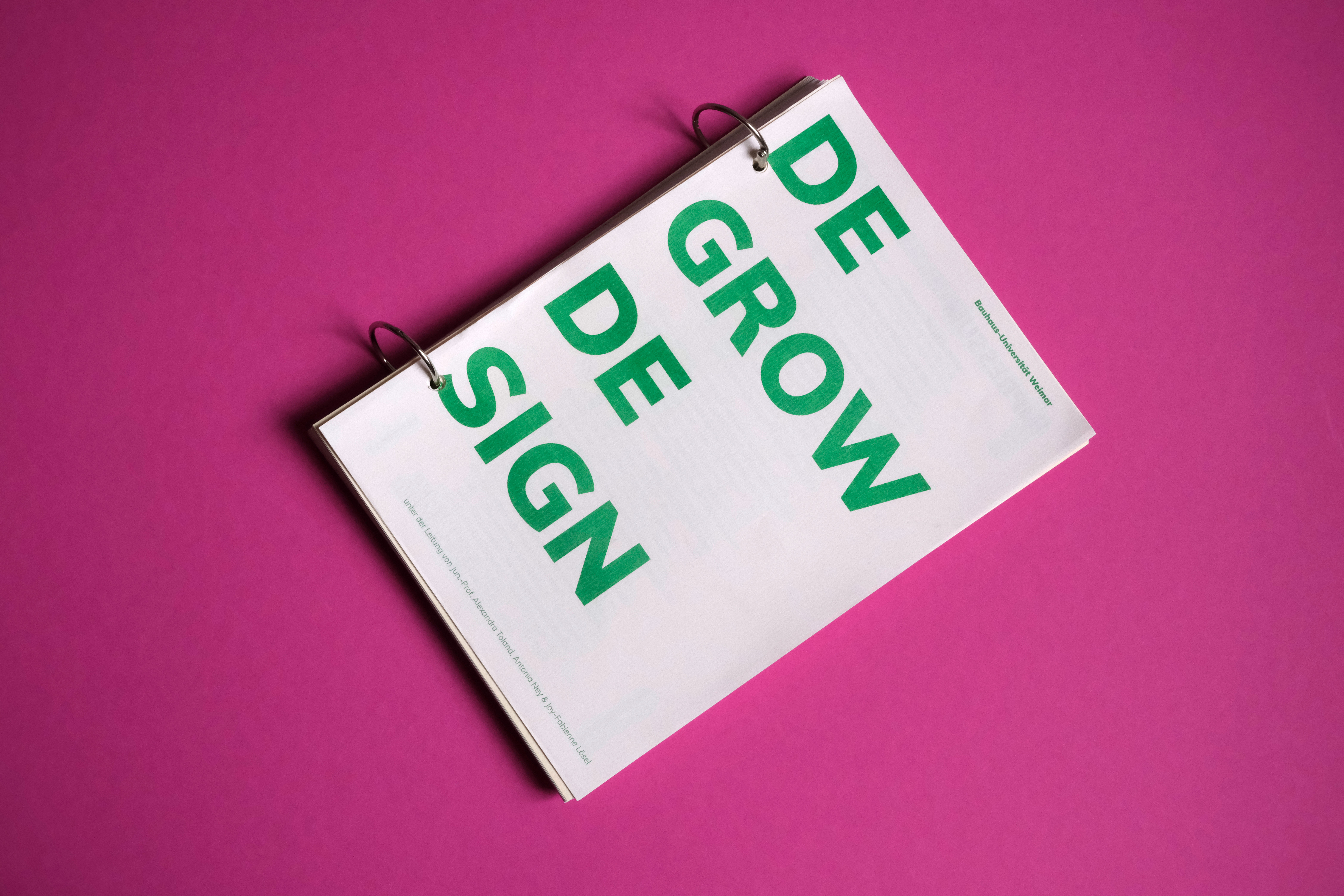 degrow publication